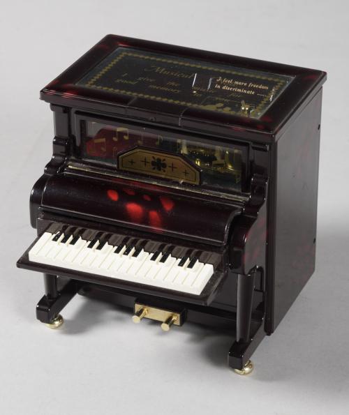 PIANO CAJA DE MÚSICA EN MINIATURA