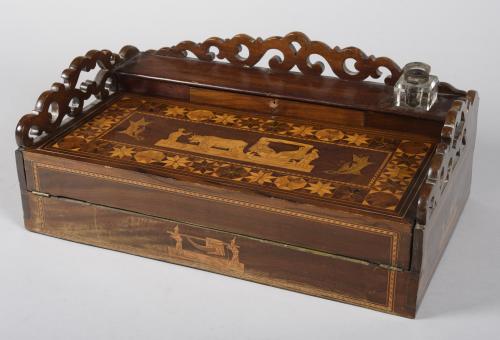 CAJA ESCRITORIO, PROBABLEMENTE FILIPINAS SIGLO XIX