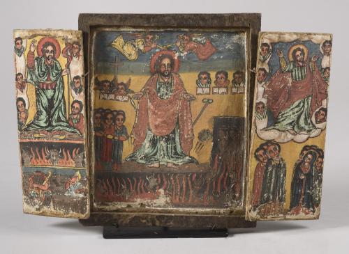 Icono tríptico de la Resurrección