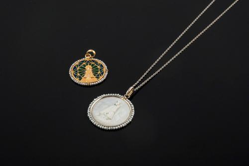 Colgante con cadena