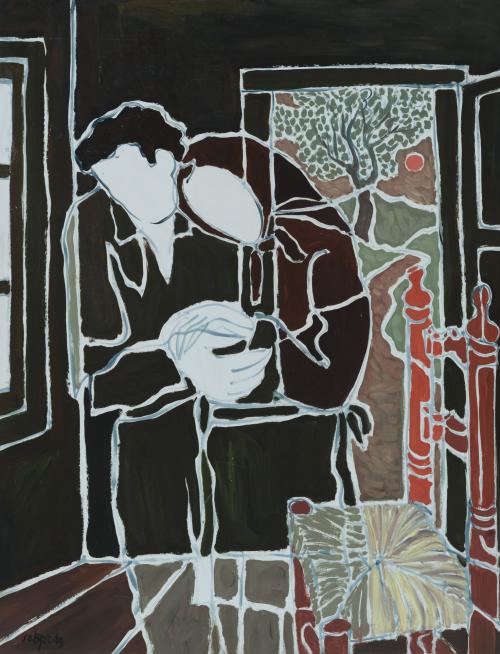 Interior. Campesinos, 1976