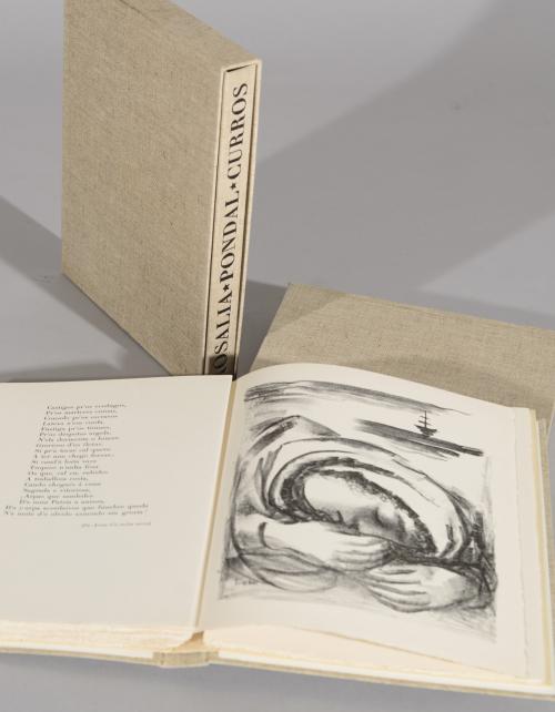 LIBRO DE POEMAS ILUSTRADO DE ROSALÍA DE CASTRO - PONDAL - C