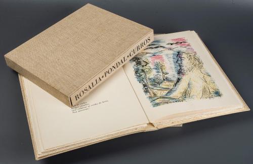 LIBRO DE POEMAS ILUSTRADO DE ROSALÍA DE CASTRO - PONDAL - C