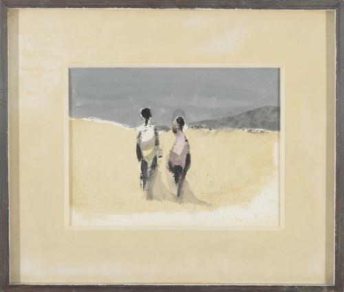 Pareja en la playa