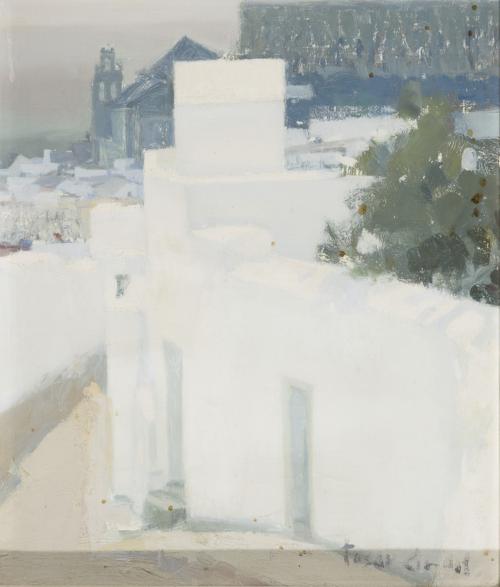 Paisaje en blanco