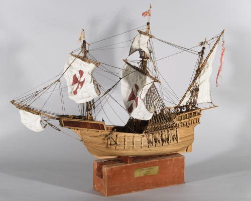 MAQUETA DE LA NAO SANTA MARÍA