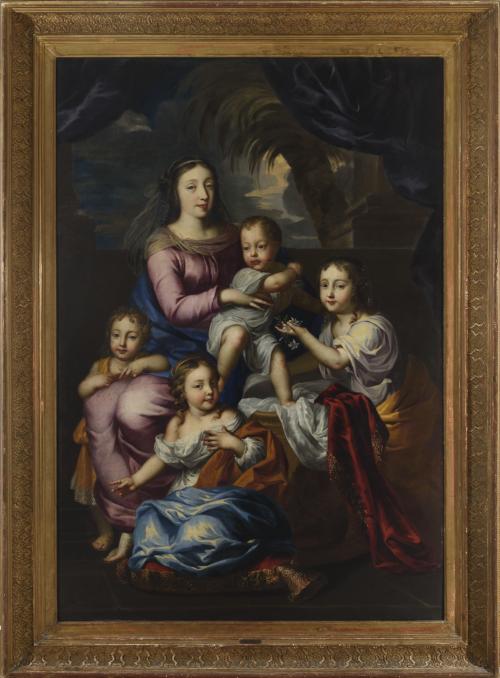 Retrato de familia. Hacia 1680.