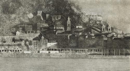 Vista del puerto de San Sebastian