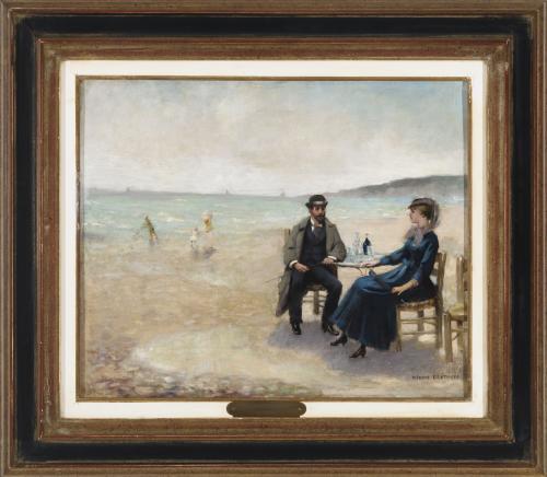 Pareja en la playa