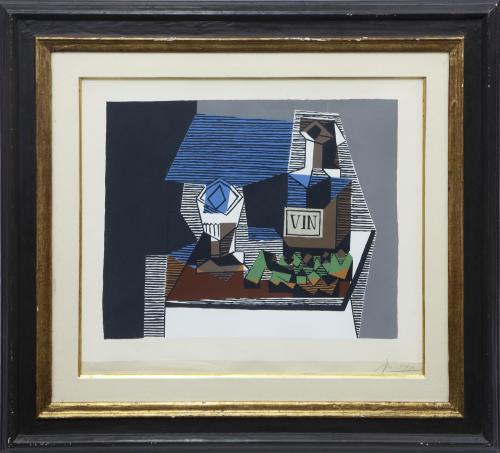 NATURE MORTE Á LA BOUTEILLE DE VIN, 1923