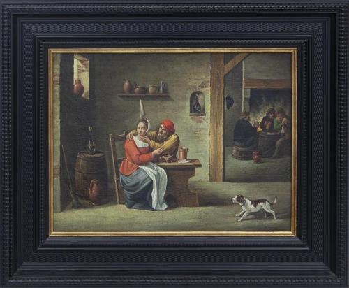 INTERIOR DE UNA TABERNA. AMBERES, SIGLO XVII