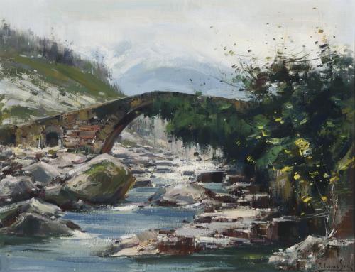 PAISAJE CON PUENTE