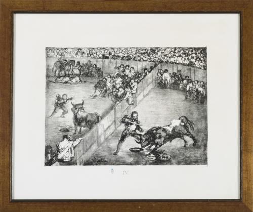 CONJUNTO DE LITOGRAFÍAS DE LOS TOROS DE BURDEOS DE FRANCISC
