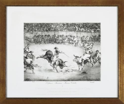 CONJUNTO DE LITOGRAFÍAS DE LOS TOROS DE BURDEOS DE FRANCISC