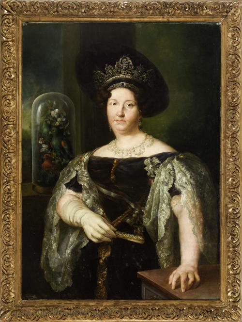 Retrato de María Isabel de Borbón, Reina de las dos Sicilia