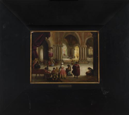 INTERIOR DE UNA CATEDRAL. 