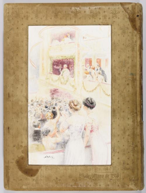 LIBRO QUE CONMEMORA LA VISITA DE LA INFANTA ISABEL DE BORBÓ