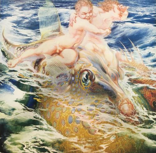 OCHO LÁMINAS DE LA SERIE " POEMA DEL MAR"