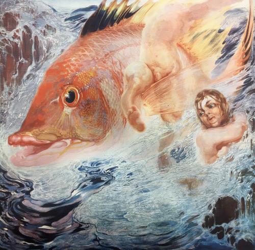 OCHO LÁMINAS DE LA SERIE " POEMA DEL MAR"