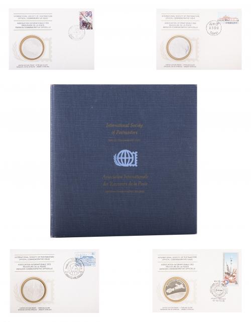 36 MEDALLAS CONMEMORATIVAS EN PLATA DE LEY DE LA SOCIEDAD I
