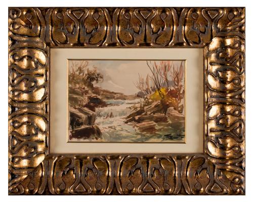 PAISAJE CON RÍO, S.XX