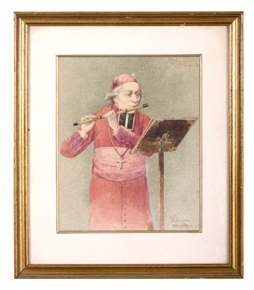 CARDENAL TOCANDO UNA FLAUTA
