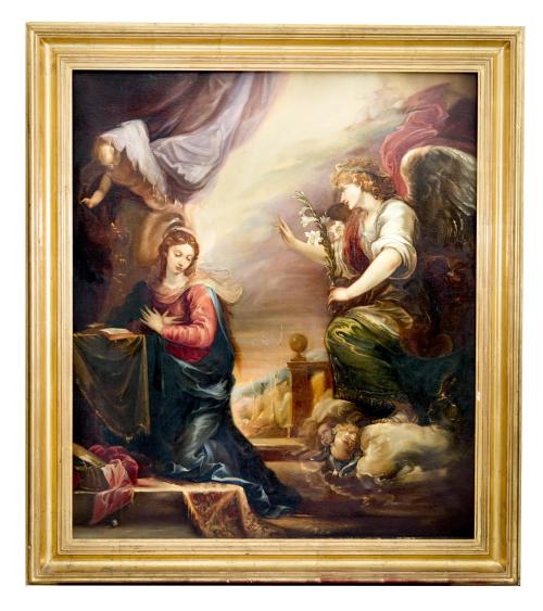 LA ANUNCIACIÓN, COPIA DE LA OBRA ORIGINAL DE FRANCISCO RIZI