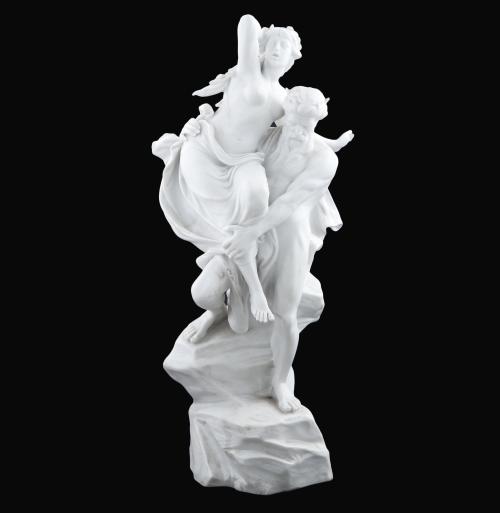EL RAPTO DE PROSERPINA, ESCULTURA EN BISCUIT. ESPAÑA, PPS. 