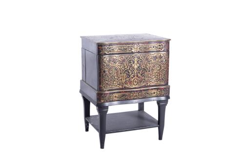 PEQUEÑO MUEBLE URINOIR BOULLE NAPOLEÓN III FINALES SIGLO XIX