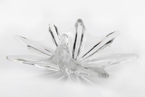 CENTRO DE MESA DE CRISTAL SOPLADO, BACCARAT, FRANCIA, C.197