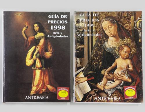 ANTIQVARIA. GUÍA DE PRECIOS. ARTE Y ANTIGÜEDADES. AÑOS 1998