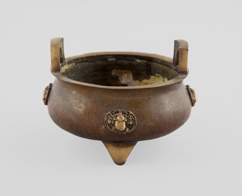INCENSARIO EN BRONCE DEL PERIODO DE QIANLONG. DINASTÍA QING