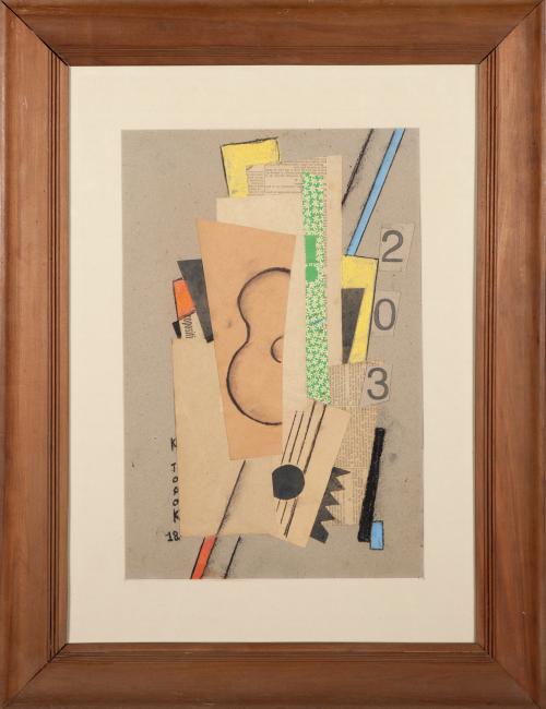 COLLAGE CON GUITARRA, 1918