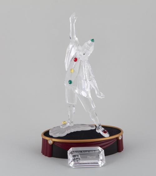 PIERROT , SERIE MASQUERADE, FIGURA DE CRISTAL, 1999