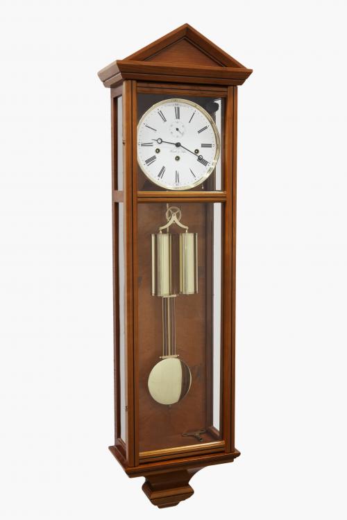 RELOJ REGULADOR DE PARED ALEMÁN, MARCA HERMLE & JOHN