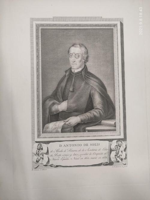 RETRATO DE D.ANTONIO DE SOLIS Y DIEGO DE ALAVA Y BEAUMONT