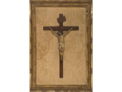 CRISTO CRUFICADO, ESCUELA ESPAÑOLA SIGLO XIX
