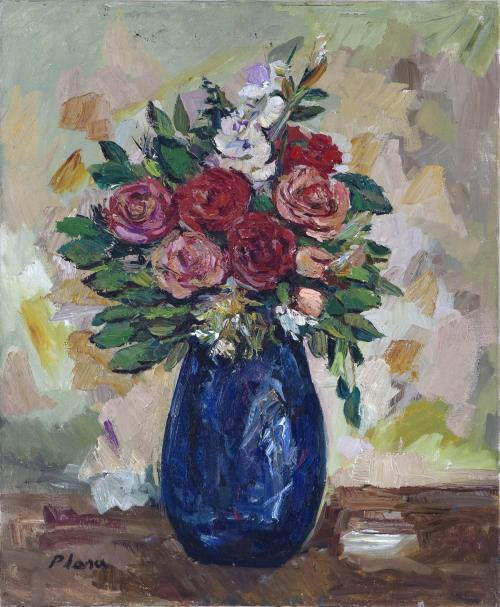 JARRÓN CON FLORES