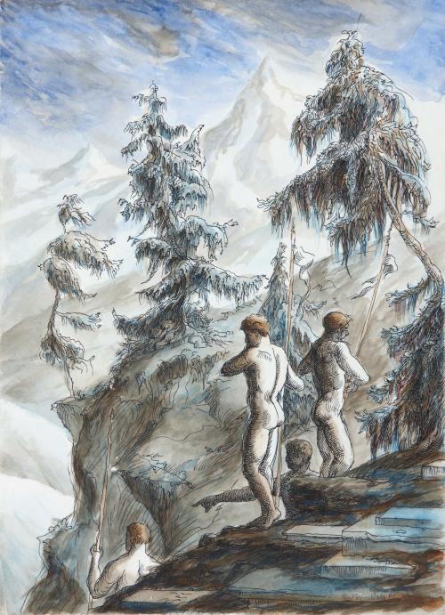 PERSONAJES EN EL BOSQUE