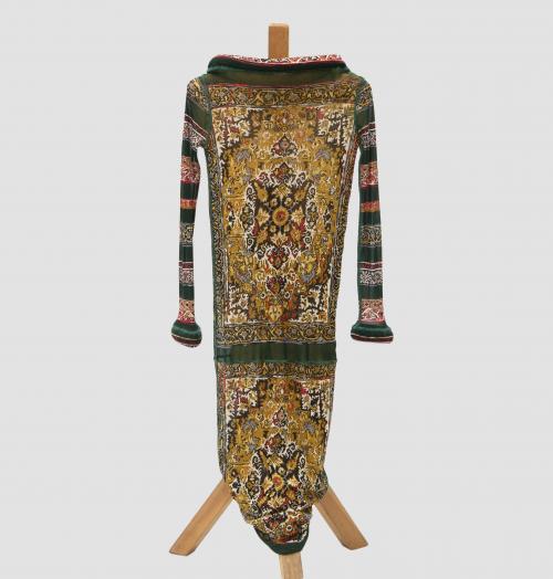 VESTIDO CON ESTAMPADO DE AMEBAS 