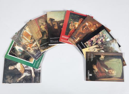 COLECCIÓN COMPUESTA POR 10 CATÁLOGOS DE LA CASA DE SUBASTAS