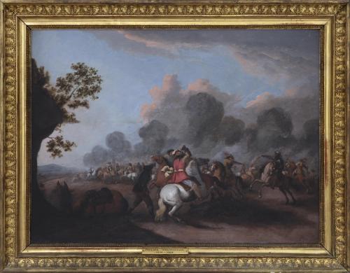 BATALLA DE TROPAS DE CABALLERÍA , S. XVII.