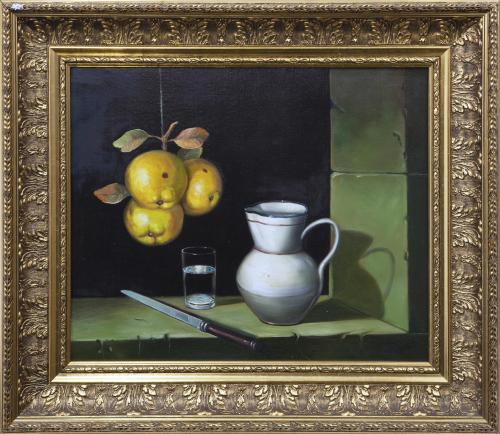 BODEGÓN CON MEMBRILLOS