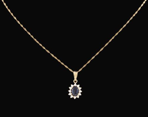 Colgante con cadena