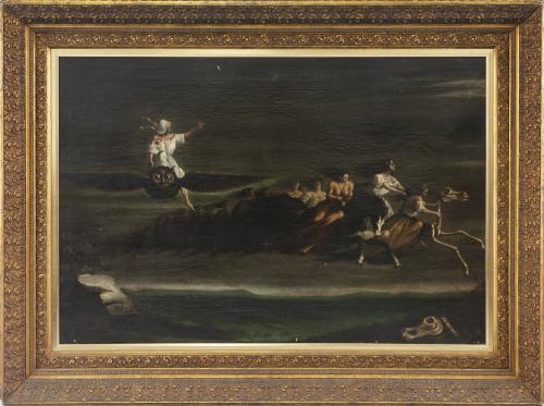 AQUELARRE DE BRUJAS VOLANDO 