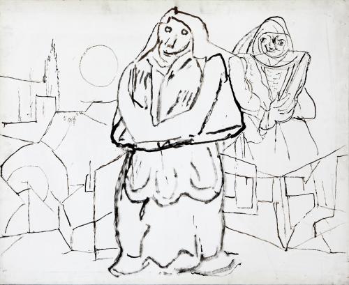 "FIGURAS SOBRE PAISAJE URBANO"