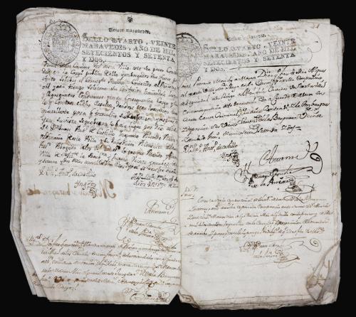 LEGAJO CORRESPONDIENTE A LA ACUSACIÓN CRIMINAL DEL AÑO 1772