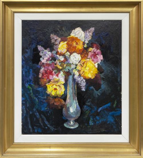 JARRÓN CON FLORES 