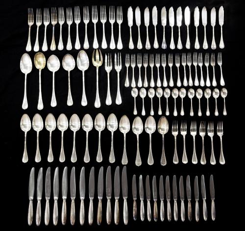 CUBERTERIA DE METAL PLATEADO DE CHRISTOFLE 