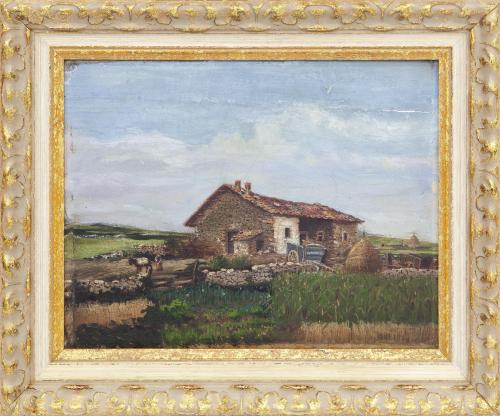 PAISAJE RURAL CON CASA